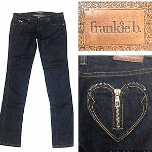 Frankie B Dark Wash Straight Leg Jeans
